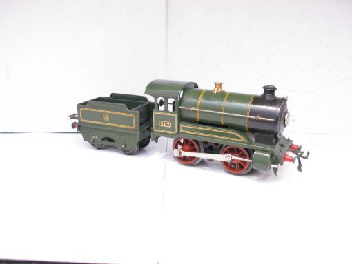 Hornby 0 Gauge E120 Loco & Tender GWR Green No.9319, 3-rail 20 volt Electric circa 1938 - unboxed - Image 5