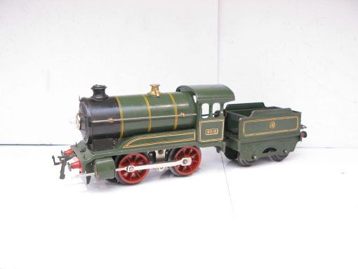 Hornby 0 Gauge E120 Loco & Tender GWR Green No.9319, 3-rail 20 volt Electric circa 1938 - unboxed - Image 8