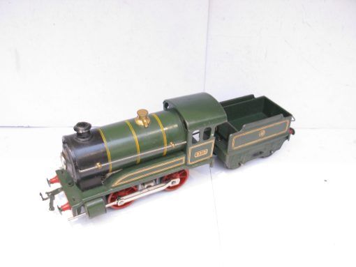 Hornby 0 Gauge E120 Loco & Tender GWR Green No.9319, 3-rail 20 volt Electric circa 1938 - unboxed - Image 9