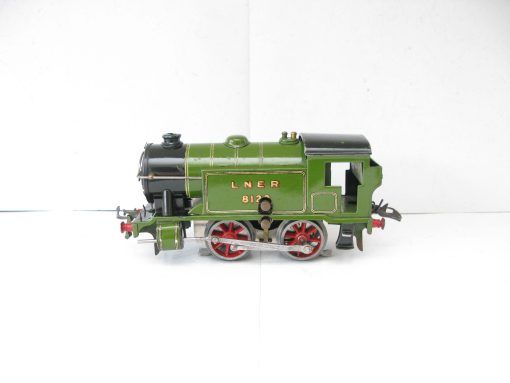 Hornby 0 Gauge early 6 volt electric EPM16 LNER 0-4-0 Tank loco No.8123, 3-rail electric - Circa 1934/35