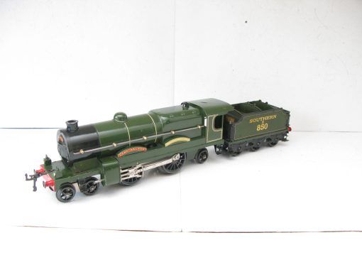 Hornby 0 Gauge E3/6 Loco & Tender SR Green 'LORD NELSON' No.E850, 3-rail 6 volt electric - Boxed - Image 5