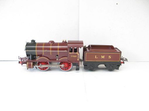 Hornby 0 Gauge No.1 Special Loco & Tender LMS lined maroon No.2700, Clockwork - unboxed - Image 2