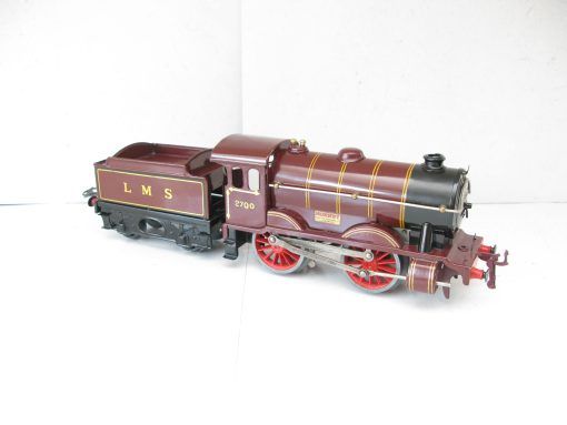 Hornby 0 Gauge No.1 Special Loco & Tender LMS lined maroon No.2700, Clockwork - unboxed - Image 5