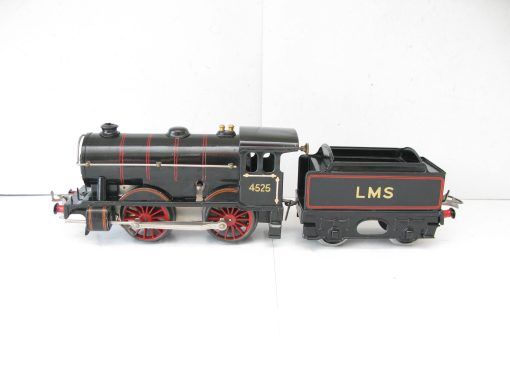 Hornby 0 Gauge No.1 Special Loco & Tender LMS lined black No.4525, Clockwork - unboxed