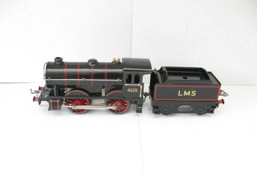 Hornby 0 Gauge No.1 Special Loco & Tender LMS lined black No.4525, Clockwork - unboxed - Image 2