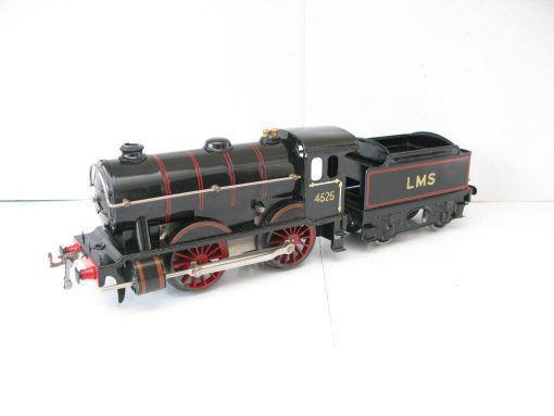 Hornby 0 Gauge No.1 Special Loco & Tender LMS lined black No.4525, Clockwork - unboxed - Image 3