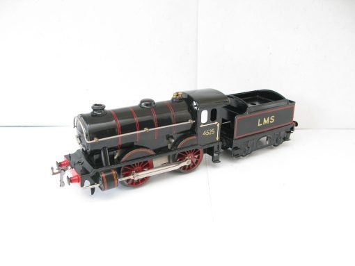 Hornby 0 Gauge No.1 Special Loco & Tender LMS lined black No.4525, Clockwork - unboxed - Image 4