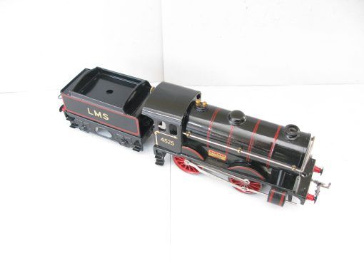 Hornby 0 Gauge No.1 Special Loco & Tender LMS lined black No.4525, Clockwork - unboxed - Image 8