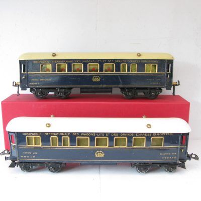 Hornby 0 Gauge French Wagon-lits coaches Sleeping and Dining cars *3 - Boxed