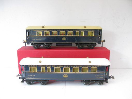 Hornby 0 Gauge French Wagon-lits coaches Sleeping and Dining cars *3 - Boxed