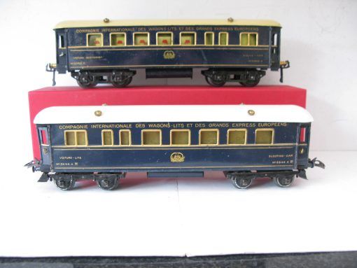 Hornby 0 Gauge French Wagon-lits coaches Sleeping and Dining cars *3 - Boxed - Image 3