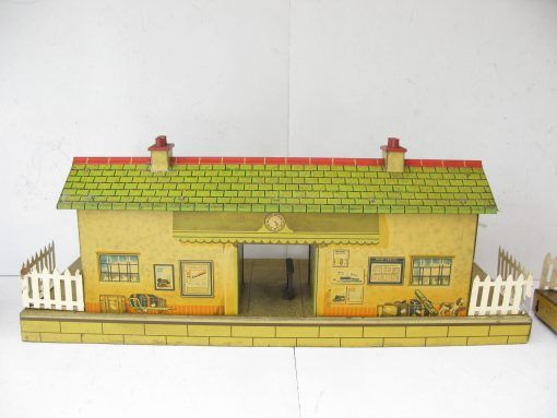 Hornby 0 Gauge No.4 'MARGATE' Station Speckled Finish base Circa 1937/38 - Boxed - Image 8