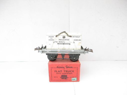 Hornby 0 Gauge GWR No.1 Flat Truck with Container - Boxed - Image 5