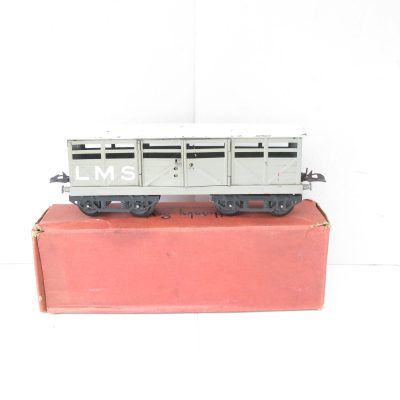 Hornby 0 Gauge No.2 LMS Cattle Truck circa 1939 - Boxed