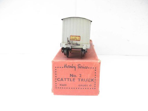 Hornby 0 Gauge No.2 LMS Cattle Truck circa 1939 - Boxed - Image 5