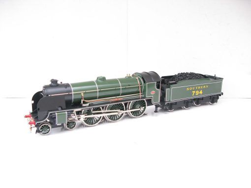Ace 0 Gauge Modern issue E/34 SR Lined green 4-6-0 Loco & Tender King Arthur class 'Sir Ector De Maris' No.794,  2/3-rail electric - Boxed - Image 9