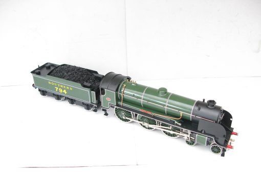 Ace 0 Gauge Modern issue E/34 SR Lined green 4-6-0 Loco & Tender King Arthur class 'Sir Ector De Maris' No.794,  2/3-rail electric - Boxed - Image 11