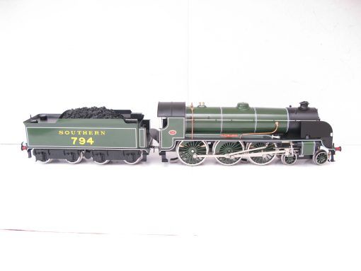 Ace 0 Gauge Modern issue E/34 SR Lined green 4-6-0 Loco & Tender King Arthur class 'Sir Ector De Maris' No.794,  2/3-rail electric - Boxed - Image 12