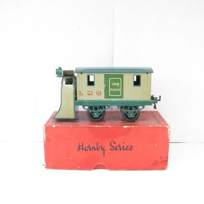Hornby 0 Gauge Early 'LMS' Snow Plough Circa 1928- Boxed