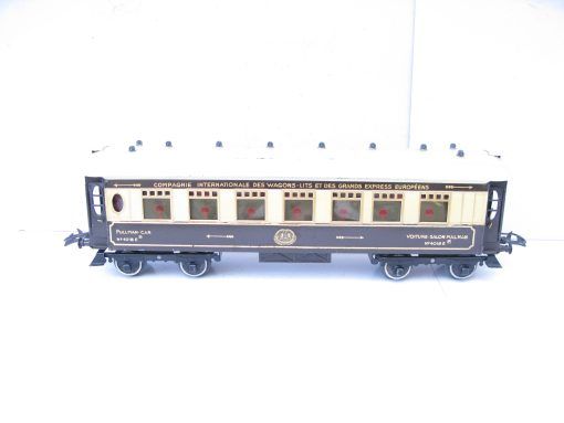 French Hornby 0 Gauge No.2 Special 'Golden Arrow' Grand European Express Saloon Pullman Coach - unboxed