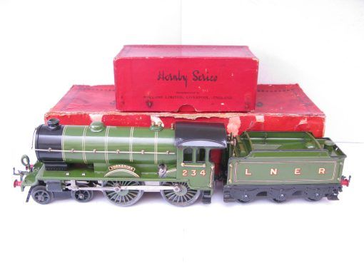 Hornby 0 Gauge No.2C Special Loco & Tender LNER 'YORKSHIRE' No234, Clockwork Circa 1930 - Boxed - Image 13