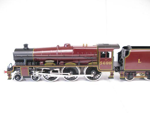 Ace 0 Gauge Modern issue E/18 LMS Lined maroon 4-6-0 Loco & Tender Jubilee class 'Galatea' No.5699,  2/3-rail electric - Boxed - Image 5