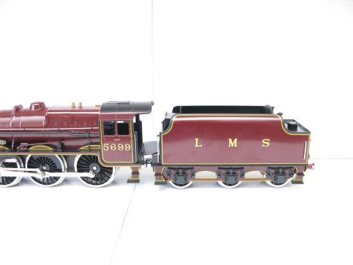 Ace 0 Gauge Modern issue E/18 LMS Lined maroon 4-6-0 Loco & Tender Jubilee class 'Galatea' No.5699,  2/3-rail electric - Boxed - Image 6