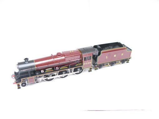 Ace 0 Gauge Modern issue E/18 LMS Lined maroon 4-6-0 Loco & Tender Jubilee class 'Galatea' No.5699,  2/3-rail electric - Boxed - Image 10
