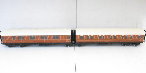 Ace 0 Gauge Modern issue C/6 Pair of LNER All 1st Articulated Sleeping cars  - Boxed