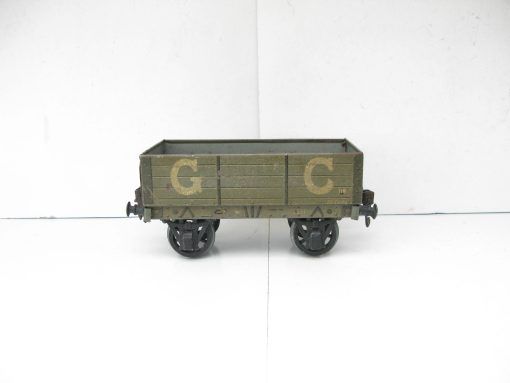 Carette Gauge 1 Tinprinted GC (Great Central) Open wagon - unboxed