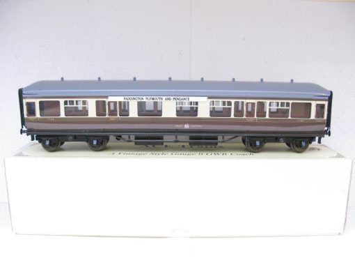 Ace 0 Gauge Modern issue C/12 GWR 40 cm 1st/3rd Corridor Composite Passenger Coach No. 7798 - Boxed