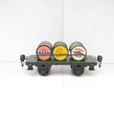 Marklin 0 Gauge 4-wheel 3 Oil Barrel Wagon - unboxed