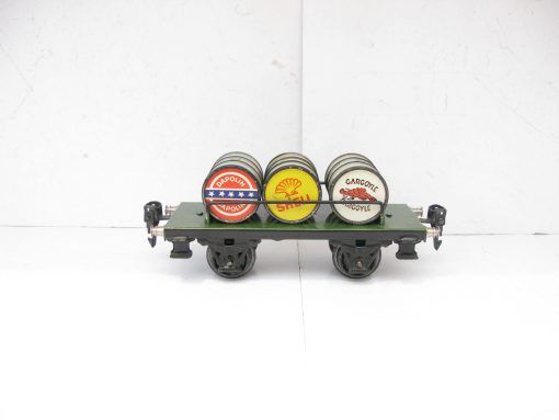 Marklin 0 Gauge 4-wheel 3 Oil Barrel Wagon - unboxed