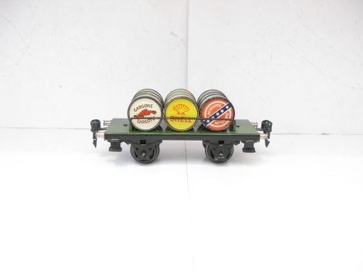 Marklin 0 Gauge 4-wheel 3 Oil Barrel Wagon - unboxed - Image 3