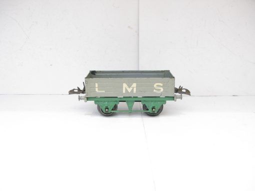 Hornby 0 Gauge LMS No.1 Open Wagon circa 1933 only version with Green base - unboxed - Image 3