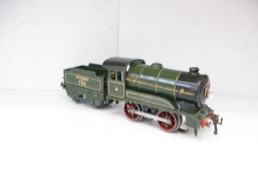 Hornby 0 Gauge E0/20 Loco & Tender SR Green No.E793, 3-rail 20 volt Electric circa 1935 - unboxed - Image 5