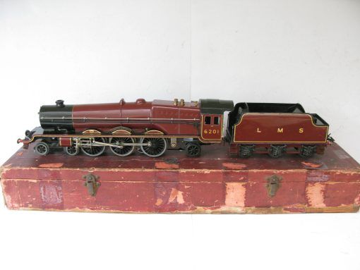 Hornby 0 Gauge 4-6-2 Loco & Tender LMS Lined Maroon 'Princess Elizabeth' No.6201, 3-rail 20 volt Electric - Boxed - Image 3