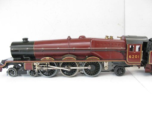 Hornby 0 Gauge 4-6-2 Loco & Tender LMS Lined Maroon 'Princess Elizabeth' No.6201, 3-rail 20 volt Electric - Boxed - Image 5