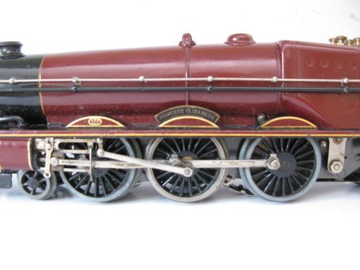 Hornby 0 Gauge 4-6-2 Loco & Tender LMS Lined Maroon 'Princess Elizabeth' No.6201, 3-rail 20 volt Electric - Boxed - Image 6