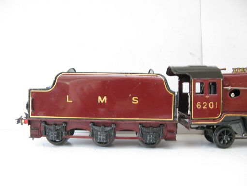 Hornby 0 Gauge 4-6-2 Loco & Tender LMS Lined Maroon 'Princess Elizabeth' No.6201, 3-rail 20 volt Electric - Boxed - Image 12