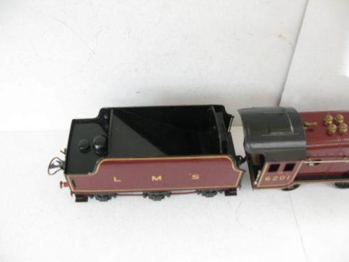 Hornby 0 Gauge 4-6-2 Loco & Tender LMS Lined Maroon 'Princess Elizabeth' No.6201, 3-rail 20 volt Electric - Boxed - Image 15