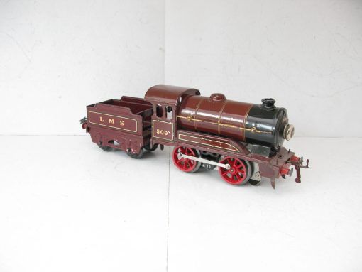 Hornby 0 Gauge E0/20 Loco & Tender LMS Maroon No.500, 3-rail 20 volt Electric circa 1935 - unboxed - Image 5