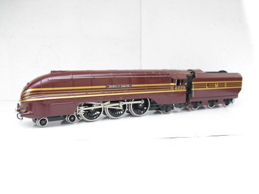 Ace 0 Gauge Modern issue E/12 LMS 4-6-2 Loco & Tender LMS Streamlined maroon Coronation class 'DUCHESS OF HAMILTON' No.6229,  2/3-rail electric - Boxed - Image 9