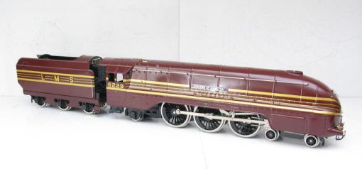 Ace 0 Gauge Modern issue E/12 LMS 4-6-2 Loco & Tender LMS Streamlined maroon Coronation class 'DUCHESS OF HAMILTON' No.6229,  2/3-rail electric - Boxed - Image 15