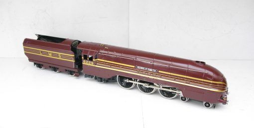 Ace 0 Gauge Modern issue E/12 LMS 4-6-2 Loco & Tender LMS Streamlined maroon Coronation class 'DUCHESS OF HAMILTON' No.6229,  2/3-rail electric - Boxed - Image 16