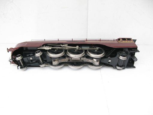 Ace 0 Gauge Modern issue E/12 LMS 4-6-2 Loco & Tender LMS Streamlined maroon Coronation class 'DUCHESS OF HAMILTON' No.6229,  2/3-rail electric - Boxed - Image 17