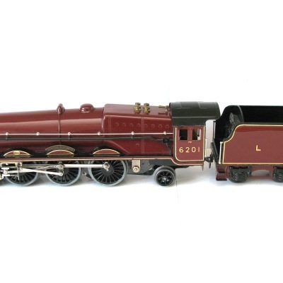 Hornby 0 Gauge 4-6-2 Loco & Tender LMS Lined Maroon 'Princess Elizabeth' No.6201, 3-rail 20 volt Electric Circa 1937 with rare Sand cab - Boxed