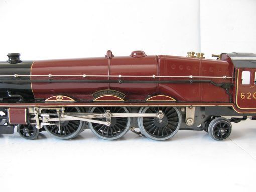 Hornby 0 Gauge 4-6-2 Loco & Tender LMS Lined Maroon 'Princess Elizabeth' No.6201, 3-rail 20 volt Electric Circa 1937 with rare Sand cab - Boxed - Image 5