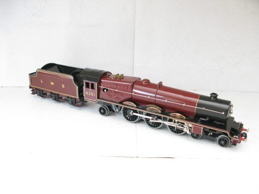 Hornby 0 Gauge 4-6-2 Loco & Tender LMS Lined Maroon 'Princess Elizabeth' No.6201, 3-rail 20 volt Electric Circa 1937 with rare Sand cab - Boxed - Image 11