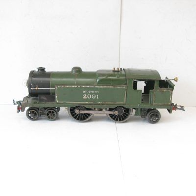 Hornby 0 Gauge E220 Special Tank Loco SR Green No.2091, 3-rail 20 volt Electric - unboxed